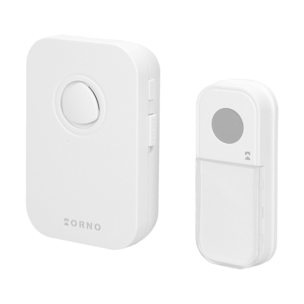 FADO DC wireless, battery powered doorbell with learning system, 36 sounds, 80m